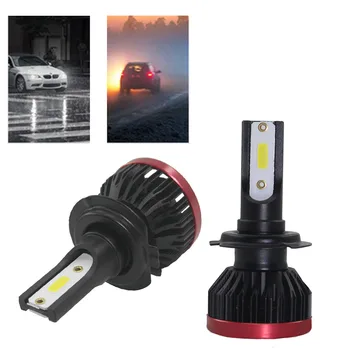 

360 Degree Adjustable Super Mini H7 100W 20000LM DOB LED Chips Headlight Bulbs Conversion Kit Replacement Lighting Bulb