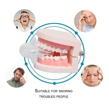 

Anti Snoring And Sleep Aid Device Stop Snoring Device Snore Stopper Tongue Guard Sets Silicone Prevent Snoring Tooth Grinding