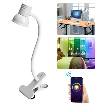 

WiFi Smart Clip Table Night Light Dimmable Remote Control Home Bedroom Desk Lamp Compatible with Amazon Alexa Google Home