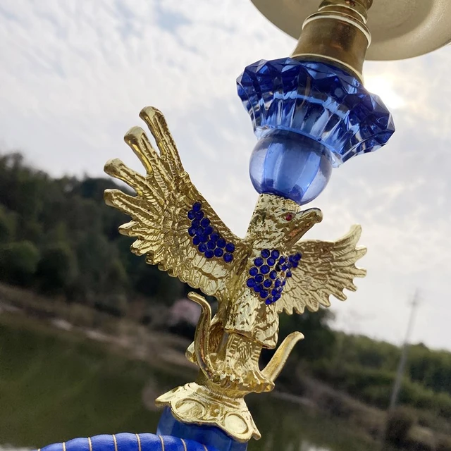 Arab Hookah Glass Smoking Pot Set Hookah Shisha Bongs Blue Black Shisha  Nargileh High Quality - AliExpress