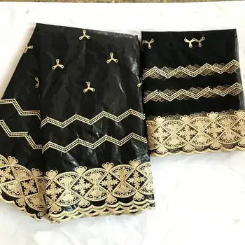 

newest style 2020 getnzer lace fabric good quality african bazin riche lace fabric for dress sewing WhaoNO193