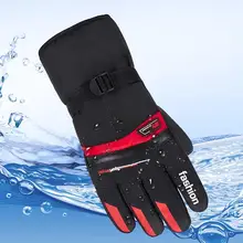 Мужские зимние теплые перчатки для езды на мотоцикле, защищающие от ветра толстые теплые велосипедные перчатки для сноуборда, лыж 30S28