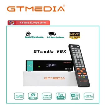 

Gtmedia V8X Update of GTMEDIA V8 NOVA DVB-S/S2/S2X SCART+CA Satellite receiver with 3 years Europe cline for Spain poland