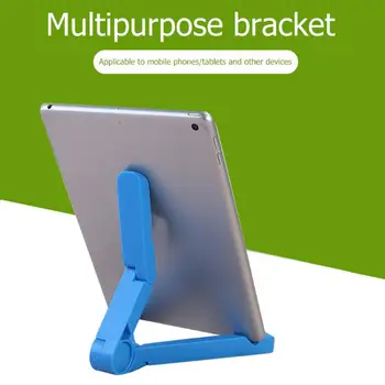 

Foldable Adjustable Angle Bracket Stand Lightness and Portability No Space Occupy Mount Tablet Mobile Phone Holder Tripod