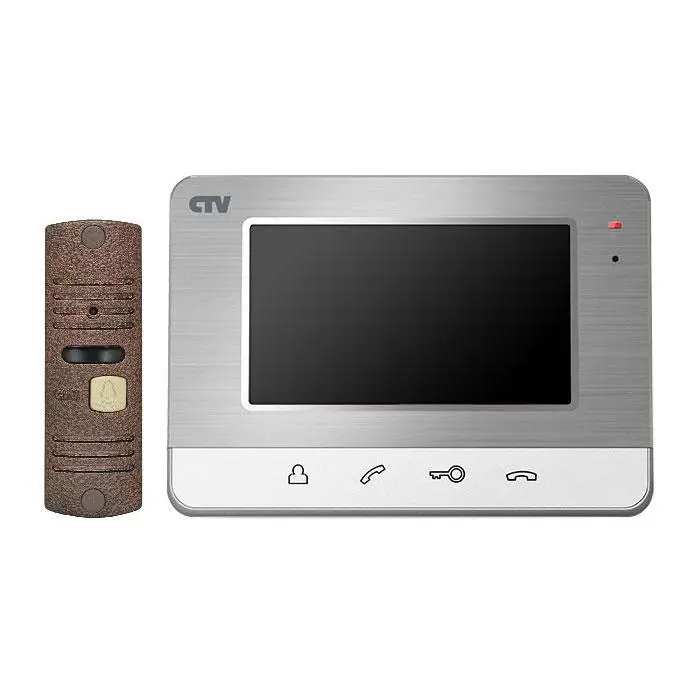Video door phone kit ctv-dp401 (Silver) | Безопасность и защита