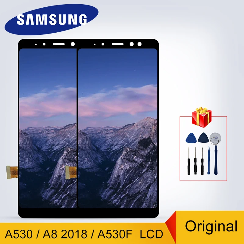

A530 Display Original For Samsung Galaxy A8 2018 A530 LCD Display Touch Screen Replacement Parts A530F LCD NEW Screen