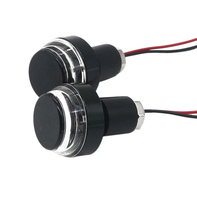 2 шт. 12 В светодиодный мотоциклетный руль хвост мигающий сигнал поворота 22 мм
