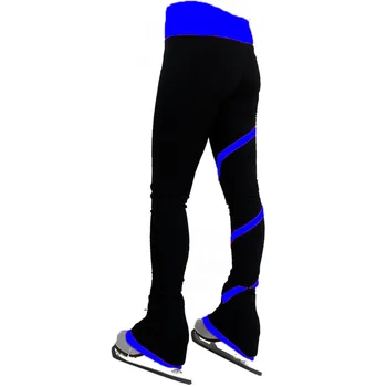 

Outdoor Waterproof Stripe Figure Skating Pants Sports Long Tights Kids Childrens Training Competition Soft Warm Flannelette
