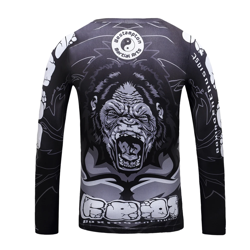 MMA Kid's Sports Apparel 3D MMA T-shirt+Pant Boxing Jerseys Boy KickBoxing Muay Thai Shorts Children Fightwear Bjj