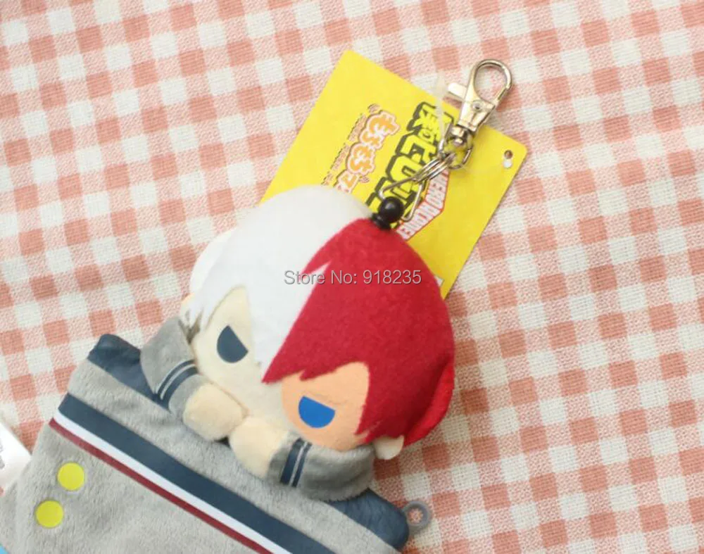 10/лот My Hero Academy Bakugou Katsuki Todoroki Shoto Midoriya Izuku 4-15 см плюшевая кукла
