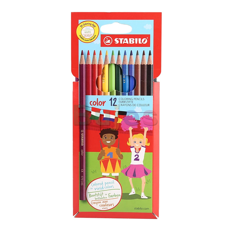 BIC Kids Colouring Bundle - 18 Pencils, 12 Pens & 24 Crayons - Assorted  Colours