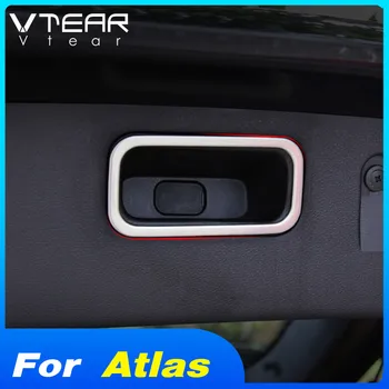 

Vtear car trunk handle bowl trim cover decoration frame rear door molding accessories For Geely Atlas Emgrand NL-3 Proton X70