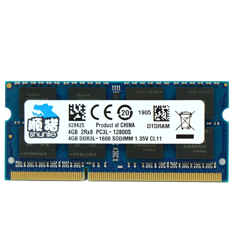  Hynix IC DDR3 8GB 4GB 1600MHz 1333MHz laptop 1.35V Memory SODIMM Ram