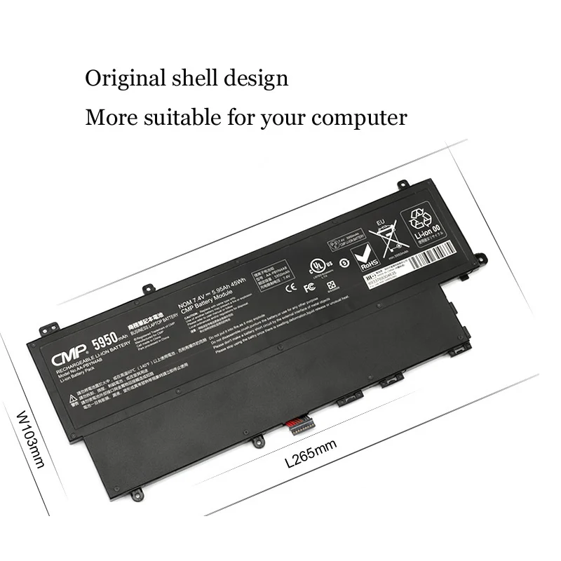 1 шт. аккумулятор для ноутбука Внутренний для samsung 530U3B 530U3C 535U3C 532U3X AA-PBYN4AB