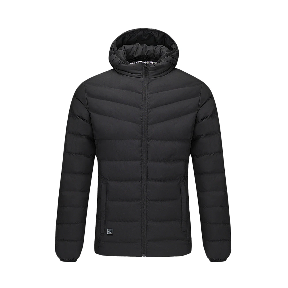 Электронный теплый пуховик, мужская зимняя Лыжная куртка, Мужская теплая Толстая куртка, ветрозащитная теплая куртка для катания на лыжах, горном кемпинге