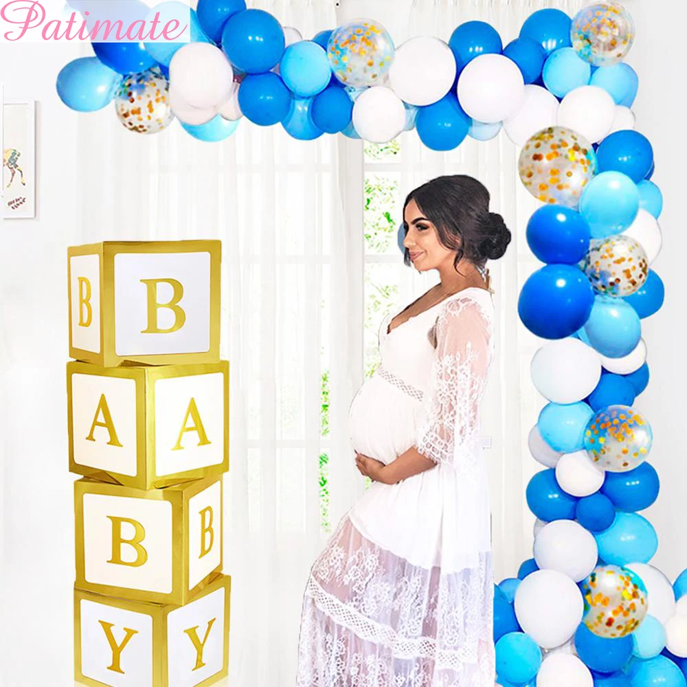 PATIMATE для мальчиков и девочек украшение в виде Золотой коробки вечерние украшения