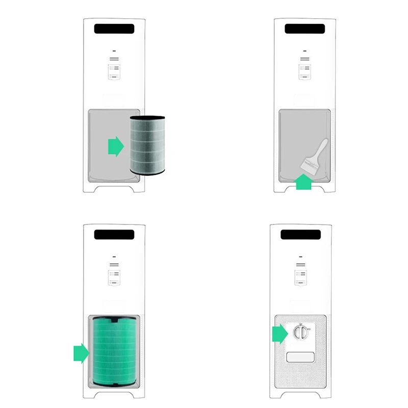 Original For Smart Air Filter Purifier Replacement 2 2S Max Air Cleaner Filter Core Removing Hcho Formaldehyde Version