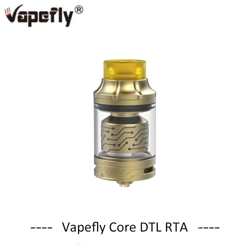 Новейший Vapefly ядро DTL RTA одиночные/двойные катушки с 4 мл емкость и 810/510 капельного электронная сигарета атомайзер vs vapefly червоточина