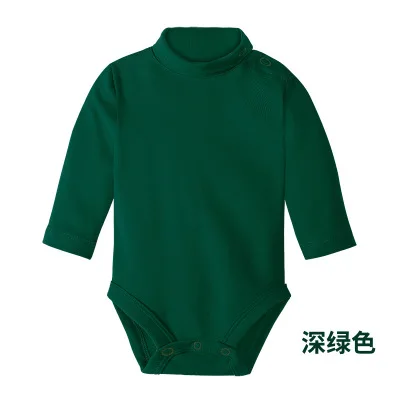 Одежда для маленьких детей ясельного возраста ползунки - Цвет: dark green