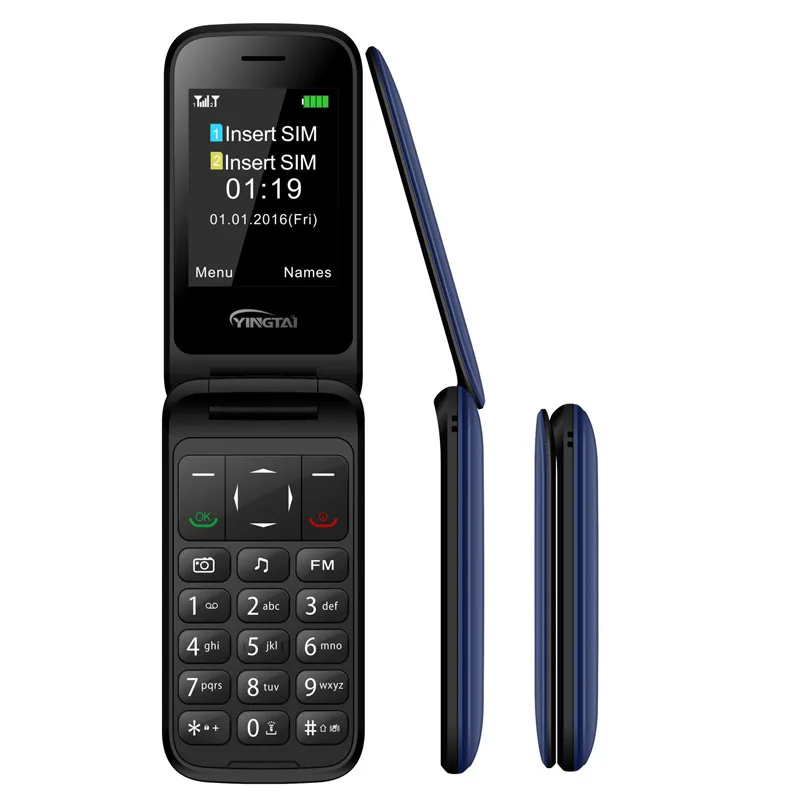 YINGTAI T31 3g WCDMA GPRS MMS большая кнопка одна SIM Флип Мобильный телефон для пожилых людей 2,4 дюймов фонарь SOS сотовый телефон FM