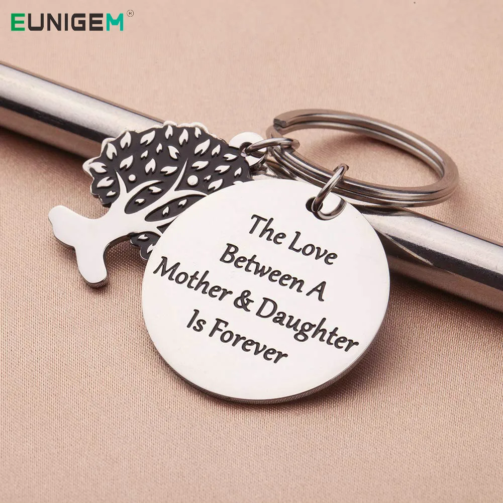 Remember I Love You Mum Mother Special Engraved Keyring Gift Present New SPM 