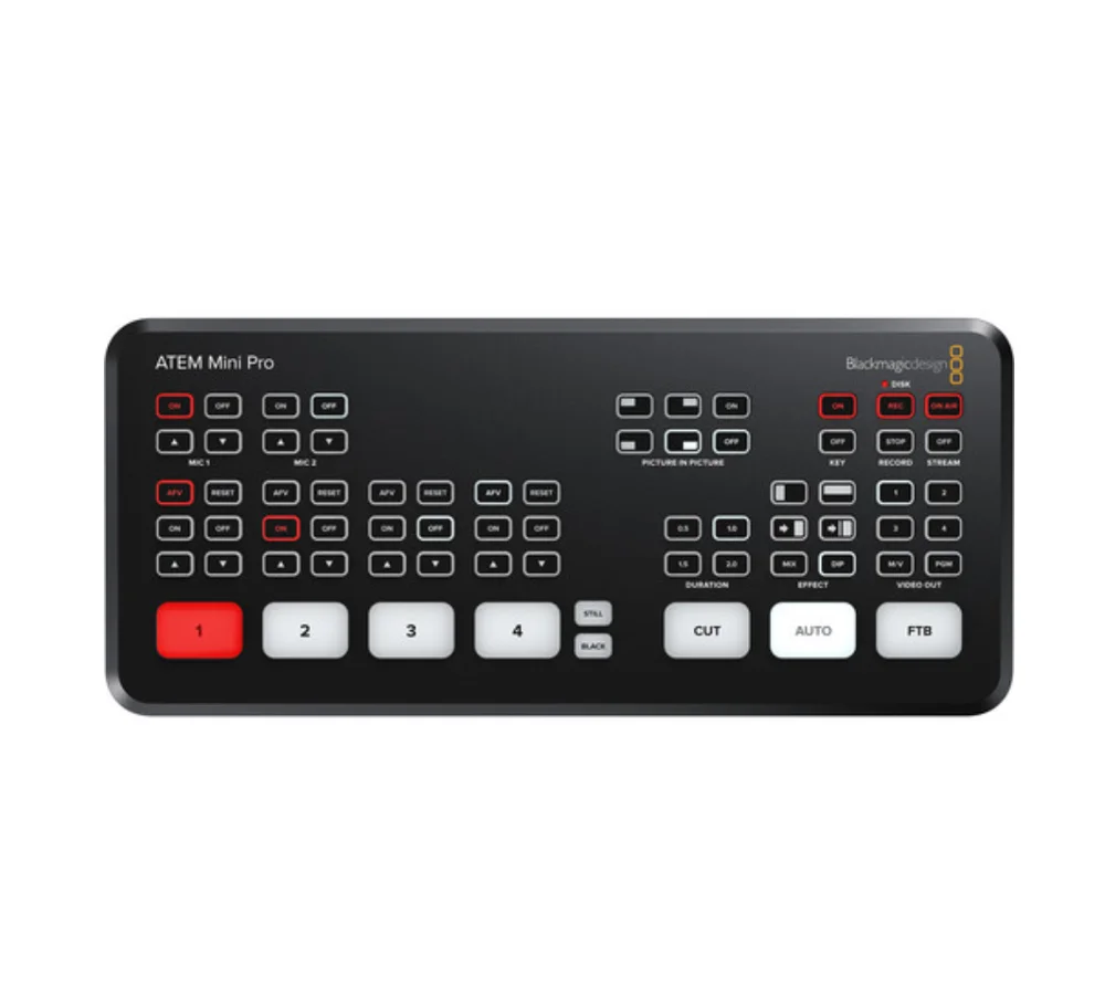 US $1.109.07 Blackmagic Design ATEM Mini Pro ISO Switcher ATEM Mini Pro ATEM Mini HDMI Live Stream MultiView And Recording New Features
