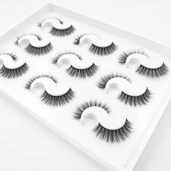 

NEW 9 pairs 3D Mink Lashes Natural False Eyelashes Dramatic Volume Fake Lashes Makeup Eyelash Extension Silk Eyelashes