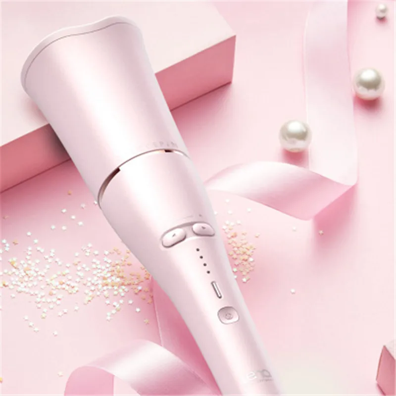 

Automatic curling iron curling iron machine hair ceramic 2 way rotating curling iron spin