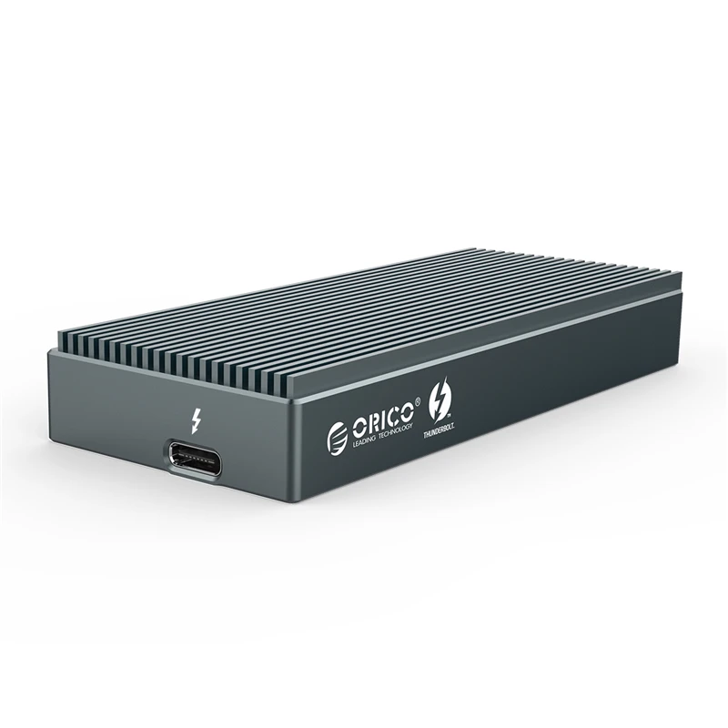 Orico SCM2T3-G40-SV-BP Thunderbolt 3 серии NVMe M.2 SSD корпус Поддержка 2 ТБ Алюминиевый жесткий диск Корпус для ноутбука Настольный