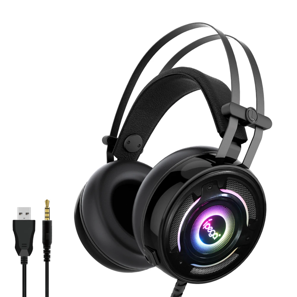 Stereo Wired Headphone Practical Multi functional Durable Gaming Headset with Microphone for PS4 Xbox One N Switch