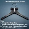Child Black Hanger