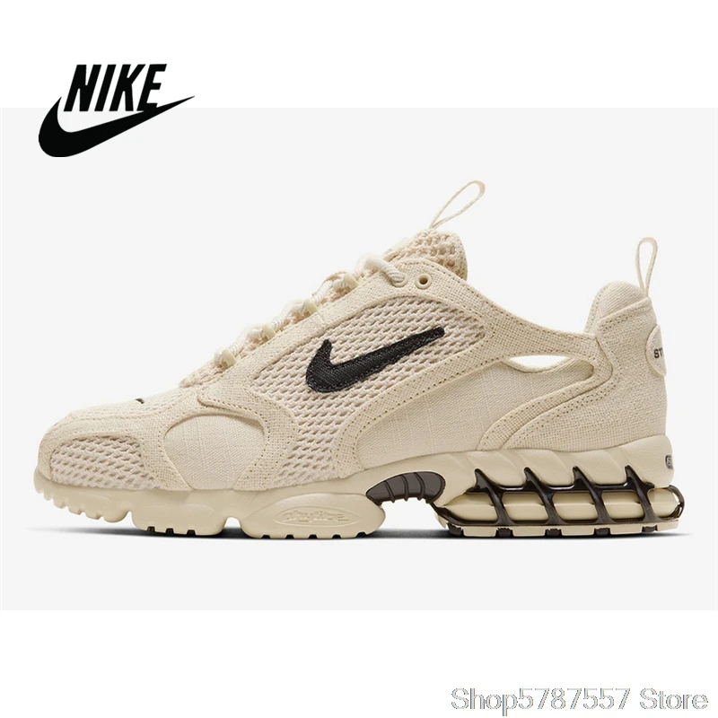 Женские кроссовки для бега Stussy x Nike Air Zoom Spiridon спортивная обувь улицы молочного и
