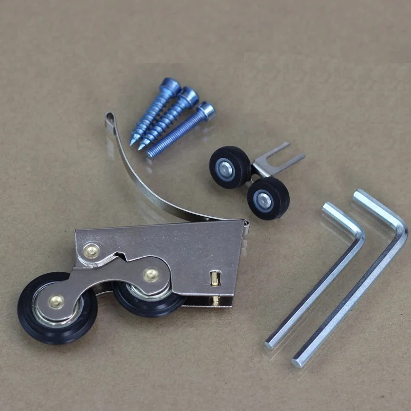 1 Set Sliding Wardrobe Door Roller Wheel Silent Load Bearing