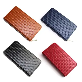 

Woven PU Leather Storage Box Holder Anti Scratch Protective Carrying Bag Case for IQOS 3.0 Zipper Pouch Wallet Accessories