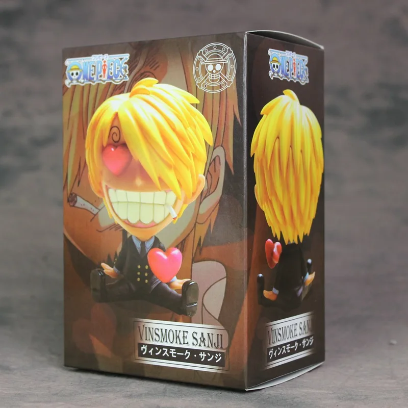 One Piece/Sea King GK Color Sanji Smoking Xiangjishi GK Wretched Sitting Sanji Garage Kit Model Boxed