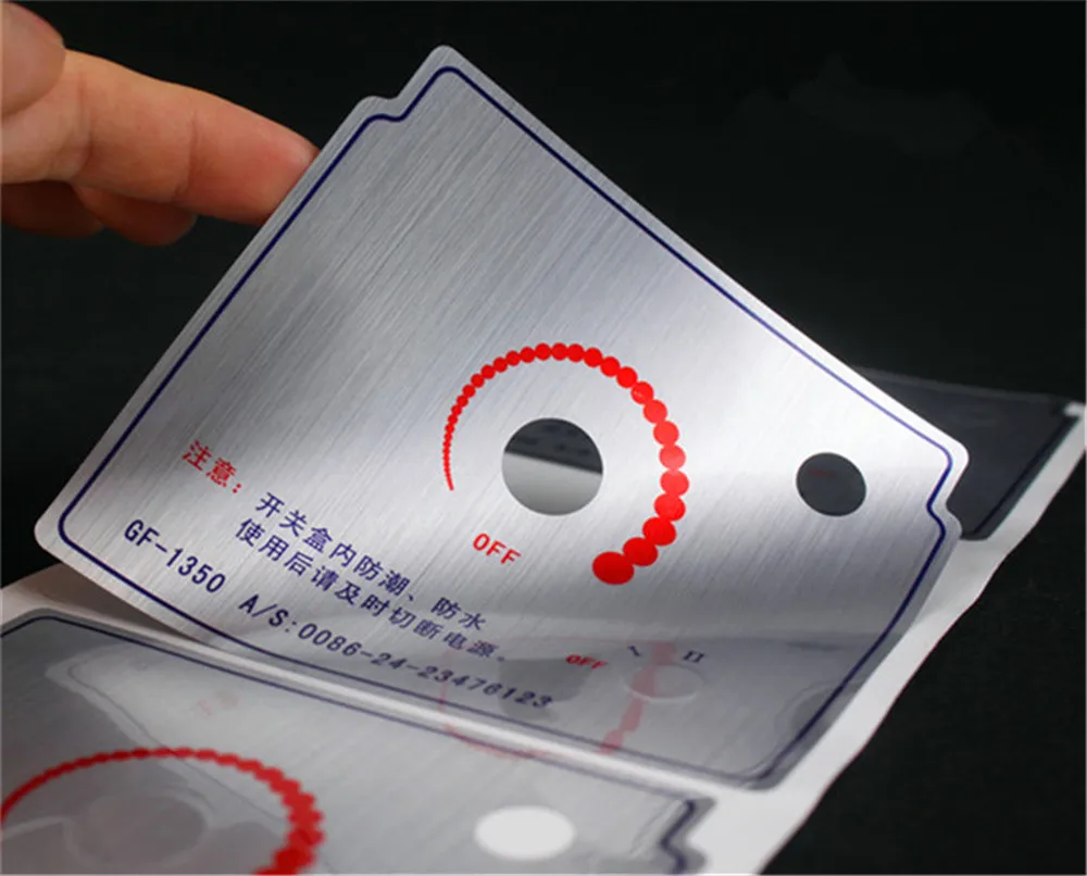 

1000pcs Customized Brushed Silver Stickers Labels for Wedding/Party/Festival Silver Foil Packaging Labels