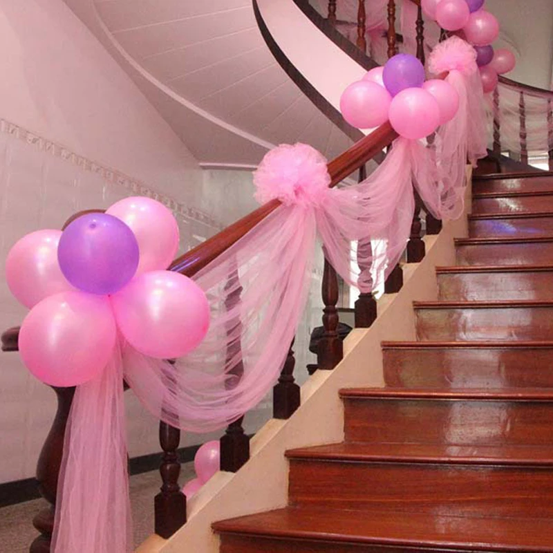 

420X48CM Sheer Crystal Organza Tulle Roll Fabric for Wedding Party Decoration Organza Chair Sashes DIY Wedding Decoration