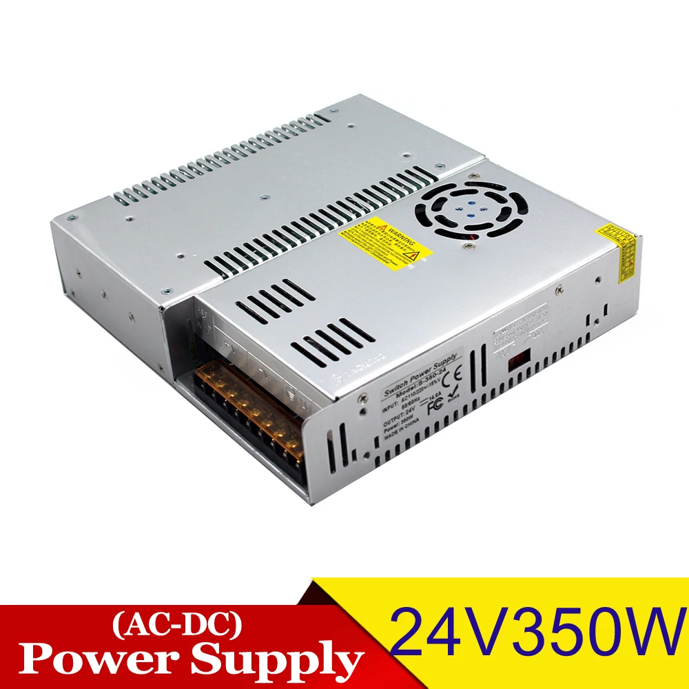Профессиональная печать DC24V 300 Вт 350 Вт 360 Вт 400 Вт 480 Вт 500 Вт трансформаторы переменного тока в постоянный 24 в переключатель питания для 3d принтера