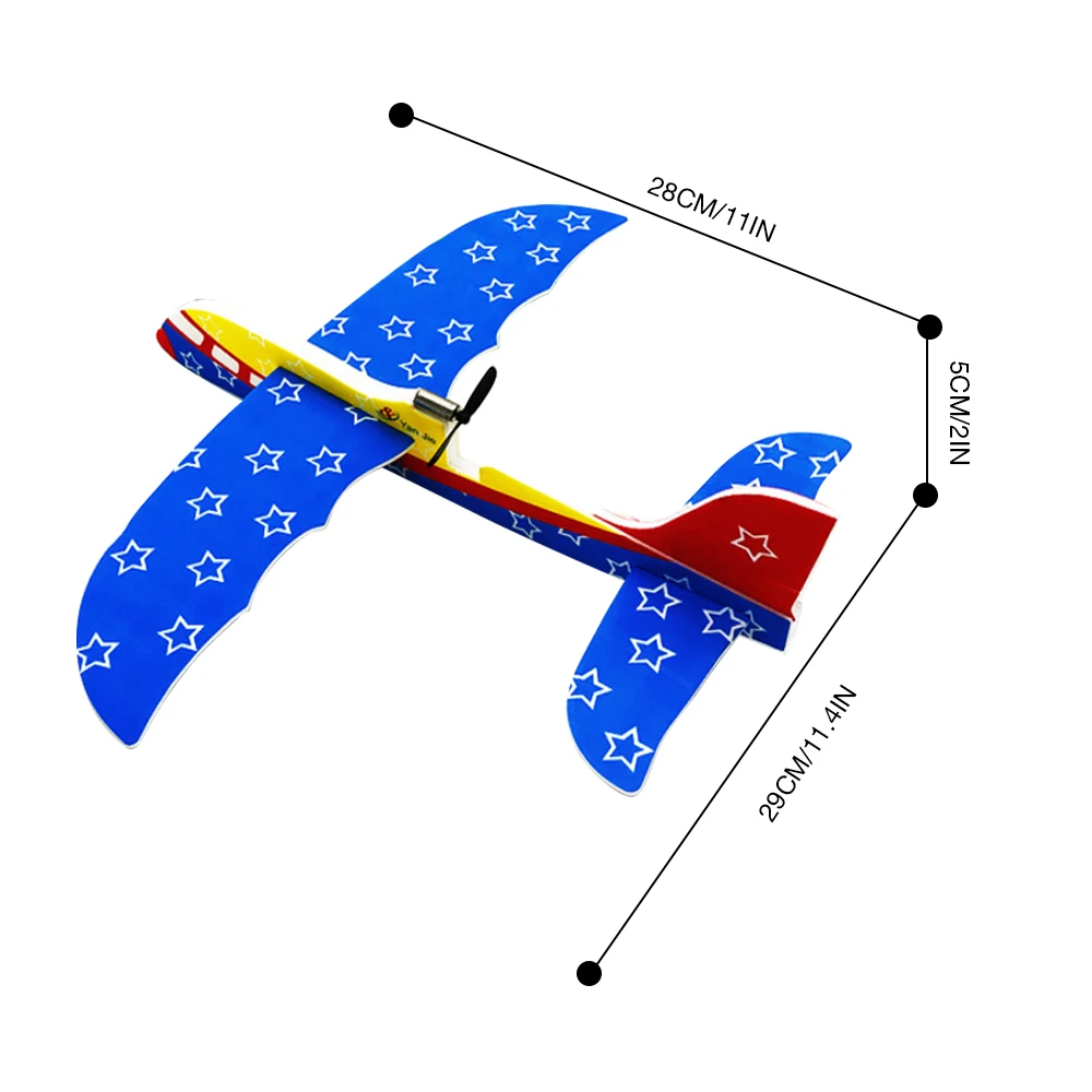 DIY биплан AB Glider пены приведенный в действие самолетах Перезаряжаемые Электрический самолет модель научные Развивающие игрушки для детей Лидер продаж