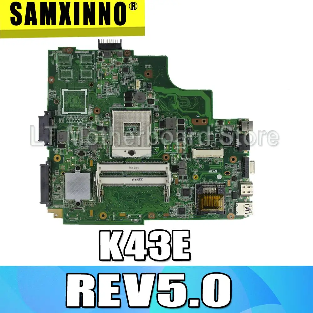 Для ASUS A43e P43E K43E материнская плата K43SD REV5.0 системная плата Материнская плата S-4