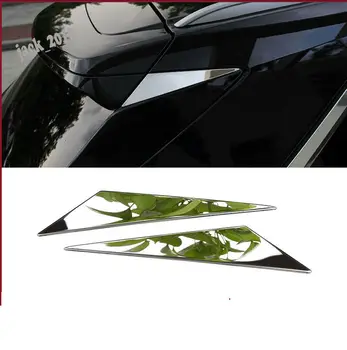 

Car modification Car accessories 2PCS Stainless Steel Rear Window Spoilers Wing Cover Trim For Cadillac XTS
