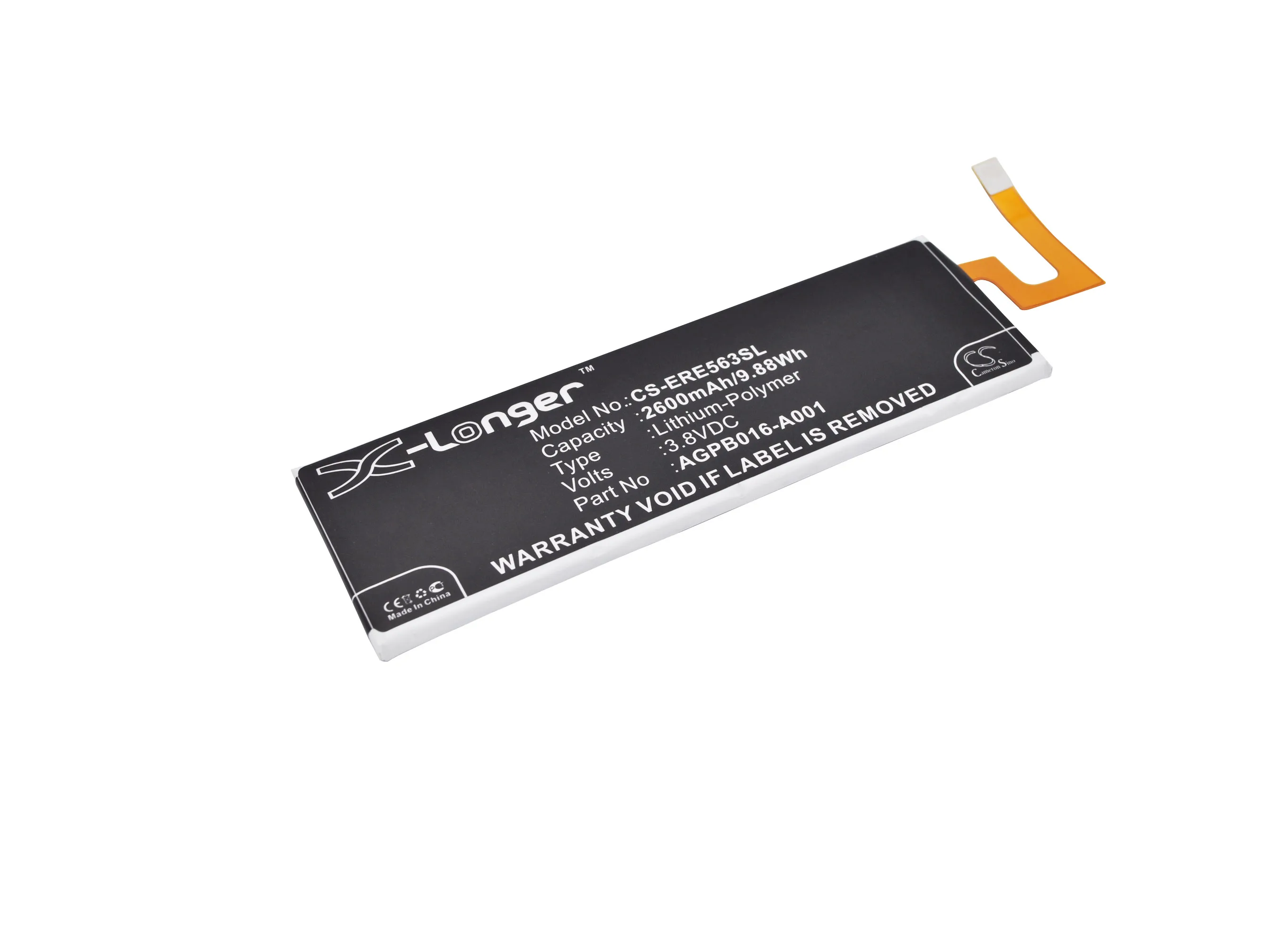 

Newest | Cameron Sino For Sony Ericsson AGPB016-A001 Xperia M5 dual 2600mAh / 9.88Wh
