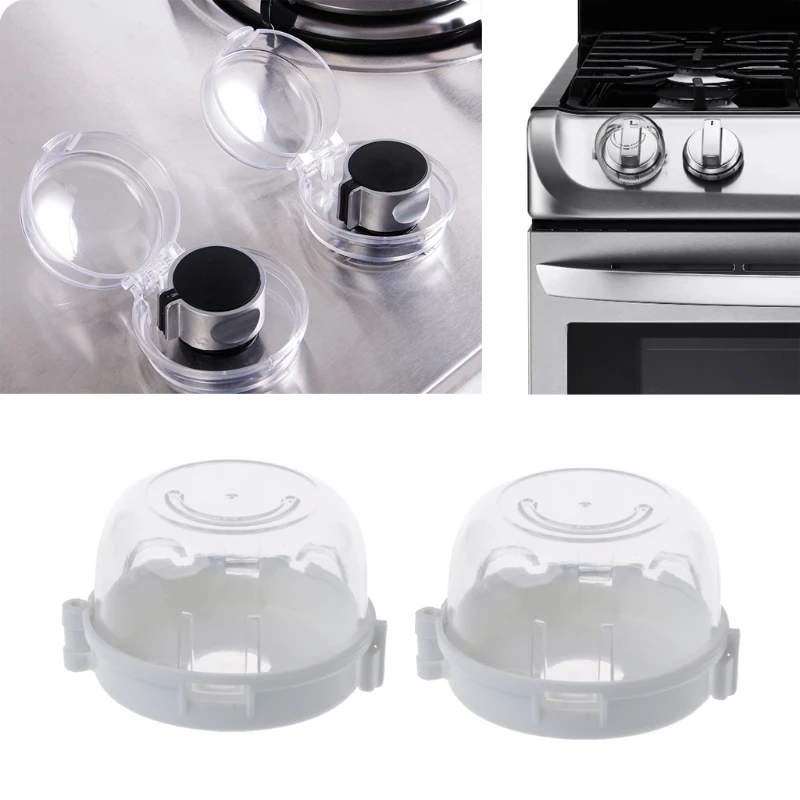 

2Pcs Infant Child Safety Switch Cover Gas Stove Knob Protective Cover Baby Care R9UE