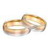 Romantic love gift tricolor couple wedding rings for men and women titanium jewelry anniversary marriage finger ring girls ► Photo 2/6