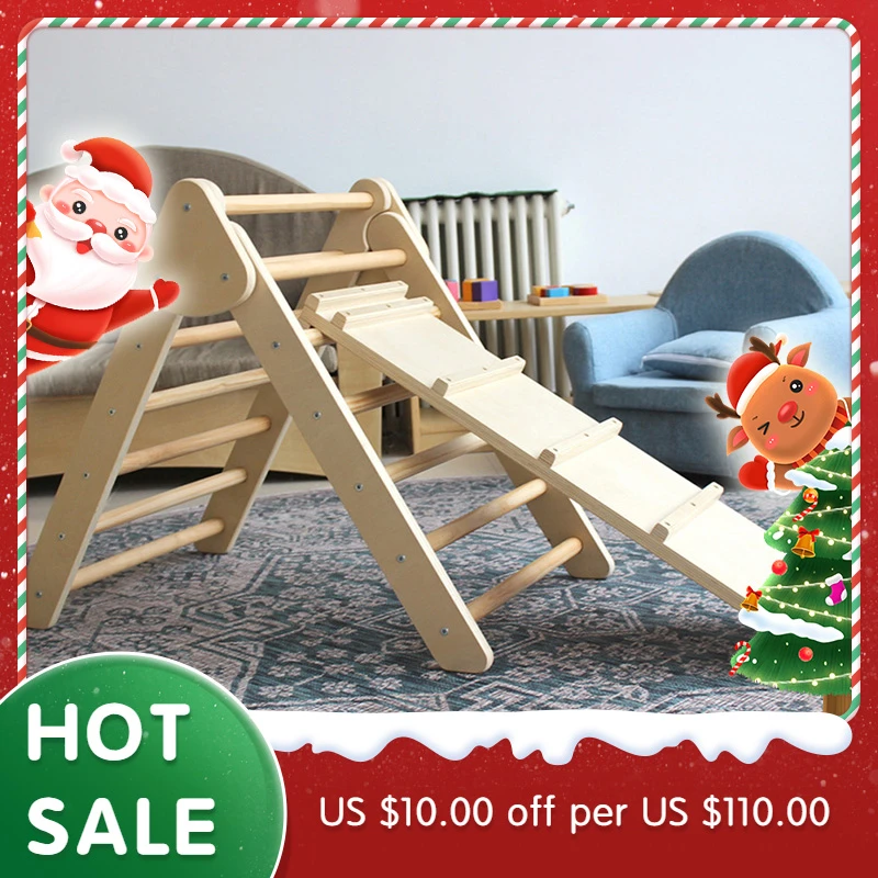 Ensemble De Meubles En Forme De Triangle Montessori Pikler Arc Rampe Jouets Pour Bebe Escalade Gymnastique En Bois Jardin D Enfants Aliexpress