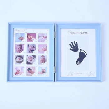 

New My First Year Baby Gift Kids Birthday Gift Home Family Decoration Ornaments 12 Months Picture Photo Frame with Craft Ink Pad