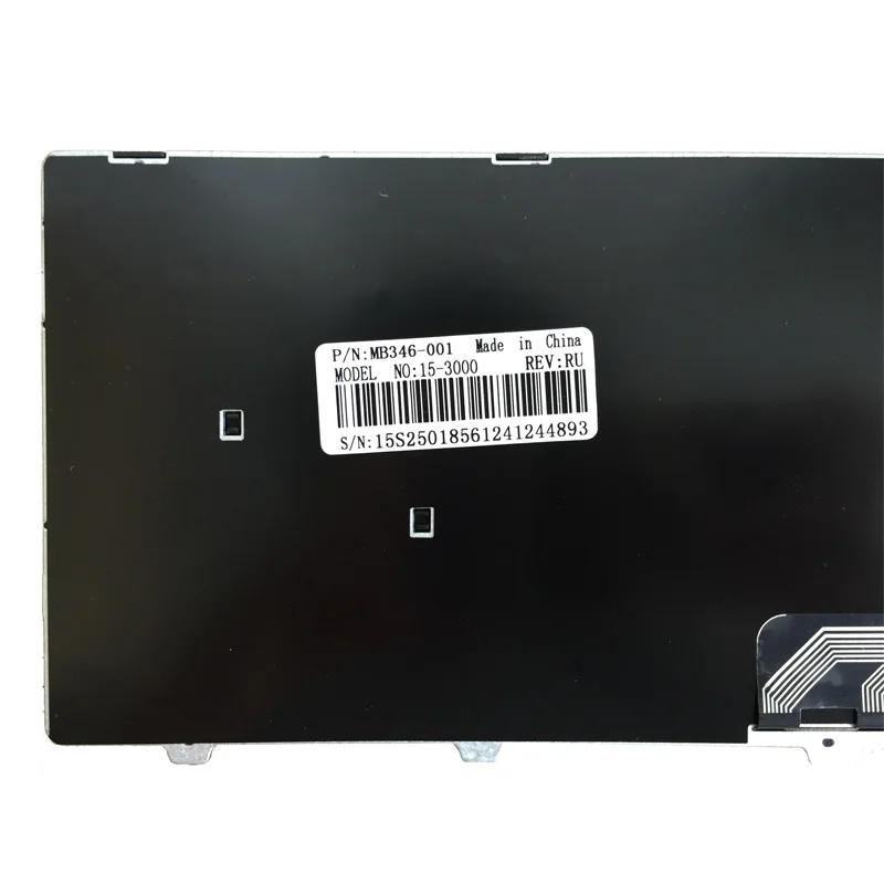 Teclado Russo para Dell Inspiron 15 3000 5000 3541 3542 3543 5542 3550 5545 5547 155547 15-5000 15-5545 17-5000 ru Preto Novo - Imagem 3