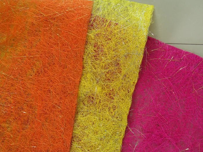 RF8201 Color ma wang Cloth Crafts Handmade Original Material Flax Silk Habijabi PCs Insulation Board Auxiliary Material