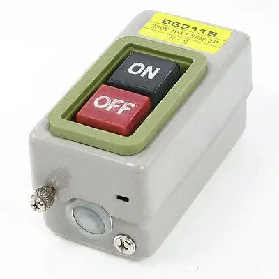 

380V 1.5KW ON/OFF 3 Phase Self-Locking Power Push Button Switch