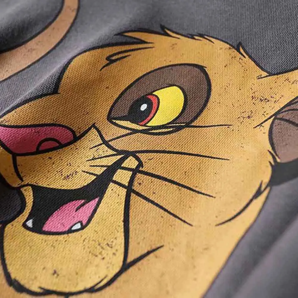 Стильная футболка Disney Two The Lion King of the Jungle с мультяшным принтом повседневный